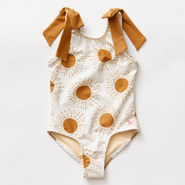 Pink Chicken                   Shelly 1pc Swimsuit - Gold Suns