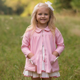 Be Girl Clothing                           Bloom & Grow Little Bo Peep Jacket - Pink Starburst