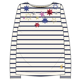 Joules    Harbour Luxe Knit L/S Tee - Stars & Stripes **PRE-ORDER**