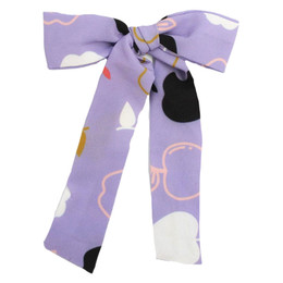 Be Girl Clothing                             Back To School Long Tail Bow - Apple Print
