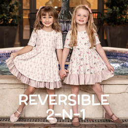 Evie's Closet        Back To School Love To Learn Reversible Knit Dress