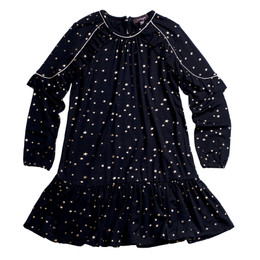 Imoga           Robin Star Printed Jersey Knit Dress - Black Star **PRE-ORDER**