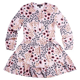 Imoga           Paula Floral Printed Jersey Knit Dress - Pink Floral