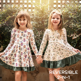 Evie's Closet       Winter Wonder Reversible Knit Dress