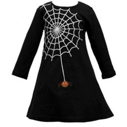 Cotton Kids    Halloween Spiderweb Knit Dress