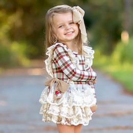 Be Girl Clothing                                           Holiday Rustic Tidings Carly Skirted Romper