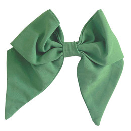 Be Girl Clothing                                                Holiday Naughty Or Nice Classic Bow - Solid Green