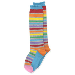 Jefferies Socks Rainbow Knee High Socks - Multi Stripe