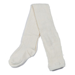 Jefferies Socks  Classic Cable Tights - Ivory