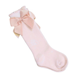 Be Girl Clothing                             Bow Happy Knee Socks - Strawberry Spice