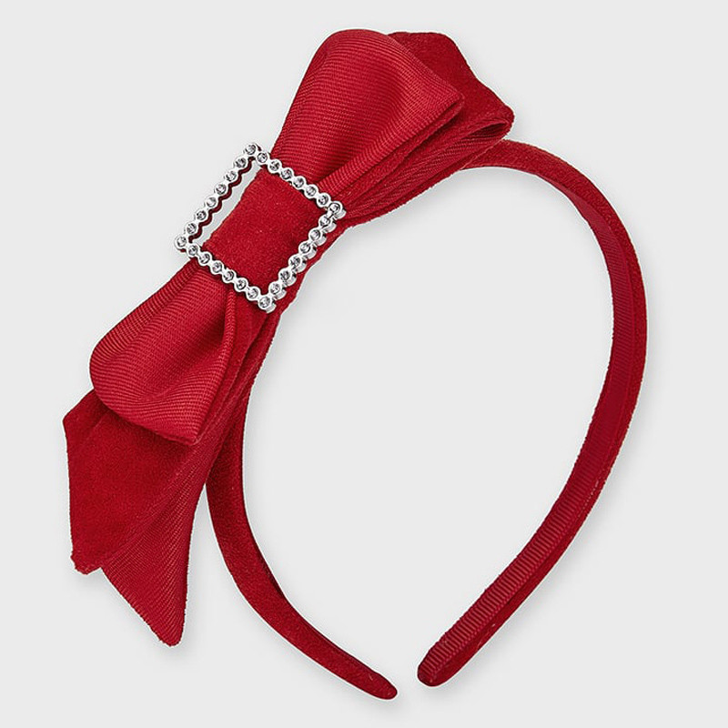 red bow headband