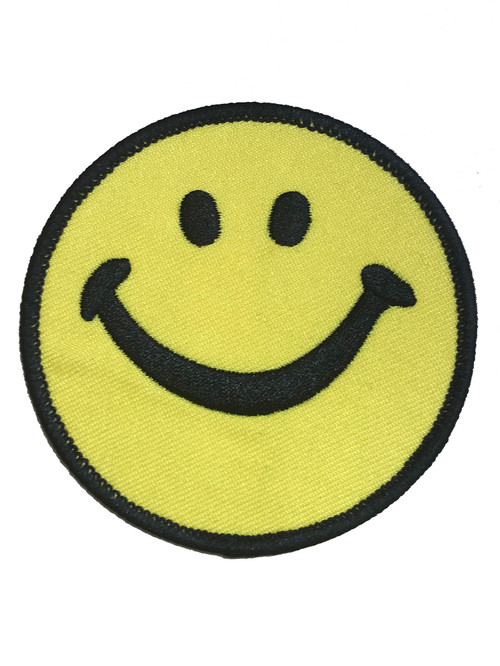 Smile Face Patch (2.5 x 2.5 Inches)