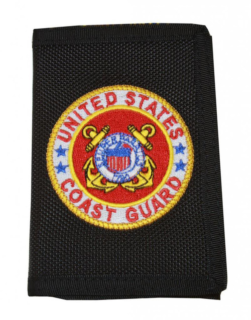 United States Coast Guard Logo Nylon  Wallet