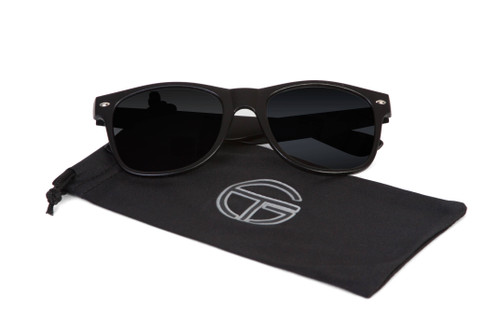 Gravity Shades Classic Edge Style Sunglasses, Black Tint