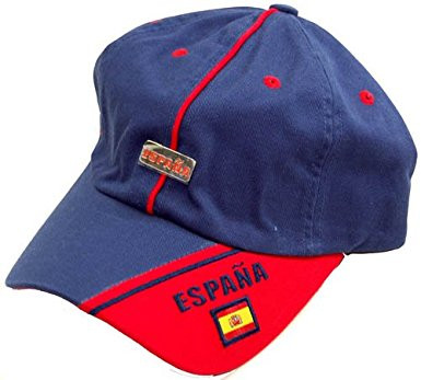 World Cup National Espana Spain Metal Logo Front Hat Cap