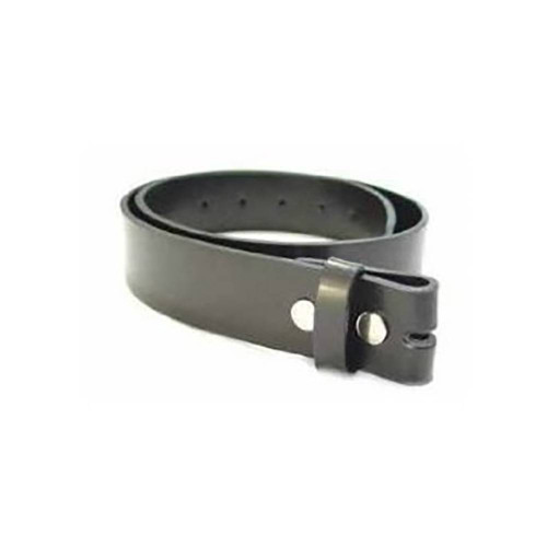 New Mens / Womens Black Leather Belts for Buckles - (4 Sizes Available)