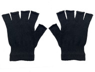 Gravity Threads Adult Soft Lined Stretchy Half Finger Fingerless Gloves