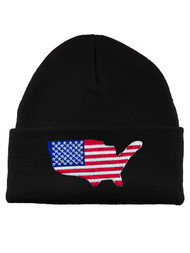 Gravity Threads USA Country Patch Cuffed Beanie