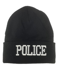 Top Headwear Police Cuffed Beanie