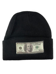 Top Headwear $100 Bill Cuffed Beanie