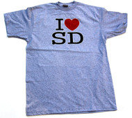 I Love <3 San Diego Fitted Shirt