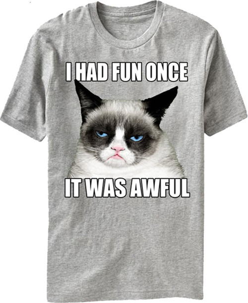 Grumpy Cat Awful Fun T-Shirt