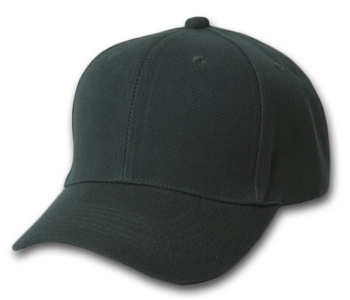TopHeadwear Adjustable Baseball Hat, Black