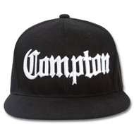 AF Snaps Compton City Snapback Hat Cap - Black