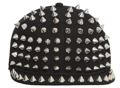Fashionable Trendy Spiked Billed Snapback Cap