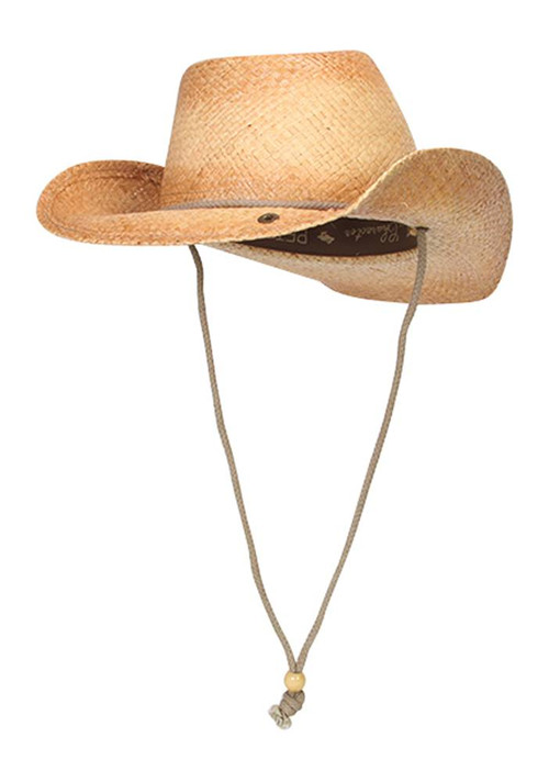 Peter Grimm - Drifters Tea Stained Cowboy ROUNDUP Style Hat  Brown
