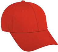Flex Fitted Baseball Cap Hat - Red
