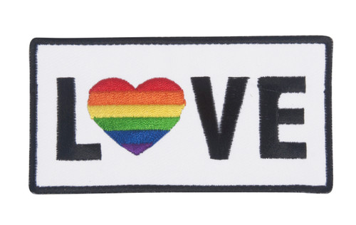 LGBTQ+ Love Rainbow Heart Patch