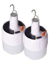 Solar Portable Emergency Charging Lamp Latern - 2 Count