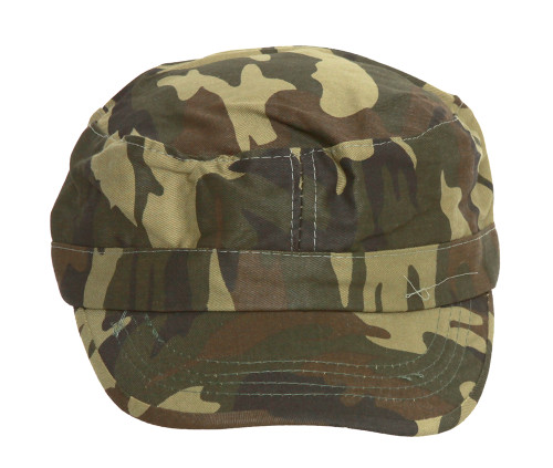 Clover Camo Newsboy Hat - Military Green