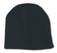 Short Cable Beanie-Black