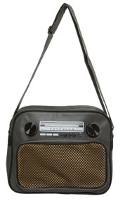 Grey Vintage Stereo Handbag