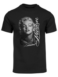 Men's Marilyn Monroe Black & White T Shirt