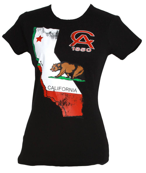Women's California State Bear 1850 Crew Neck T-Shirt