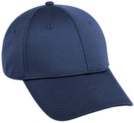 Flex Fitted Baseball Cap Hat - Navy Blue