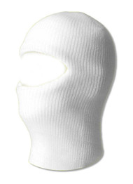 TopHeadwear One 1 Hole Ski Mask - White