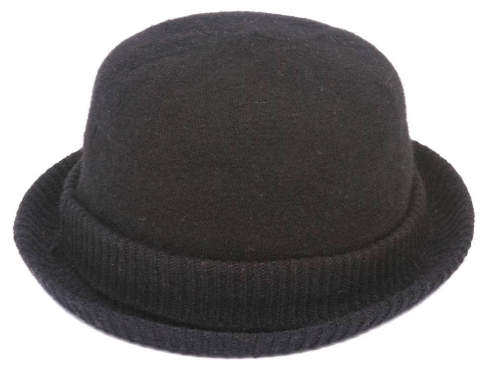 Womens Cuffed Winter Bowler Hat - Gravity Trading