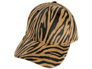 Top Headwear Zebra Print Baseball Cap