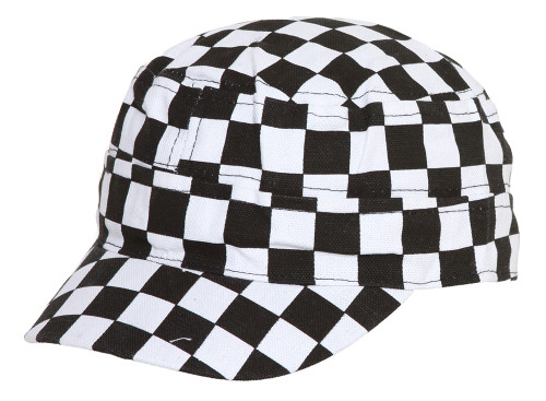 Clover Checkered Print Cadet Hat - Medium/Large