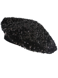 Top Headwear Sequin French Winter Fashion Beret