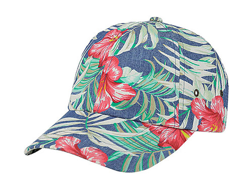Top Headwear Floral Print Cap