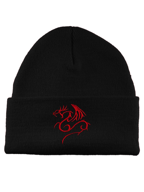 Gravity Threads Tribal Dragon Cuffed Beanie