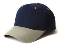 Solid Navy Khaki Adjustable Hat