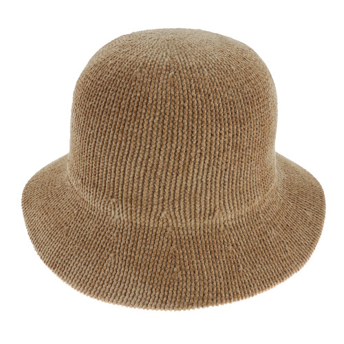 Top Headwear Fashion Wide Brim Corduroy Bucket Hat