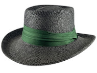 Top Headwear Broad Band Straw Fedora Sun Hat