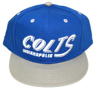 Vintage Indianapolis Colts Flatbill Snapback Cap Hat